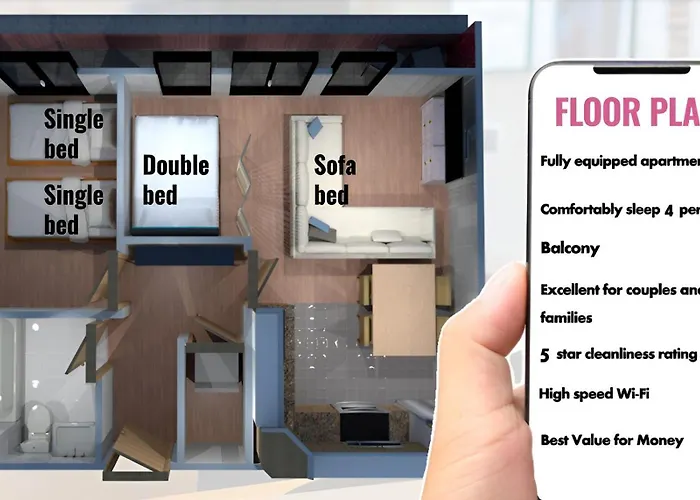 Sidemersey Livings- Convenient And Central 2-Bedroom Haven In L1